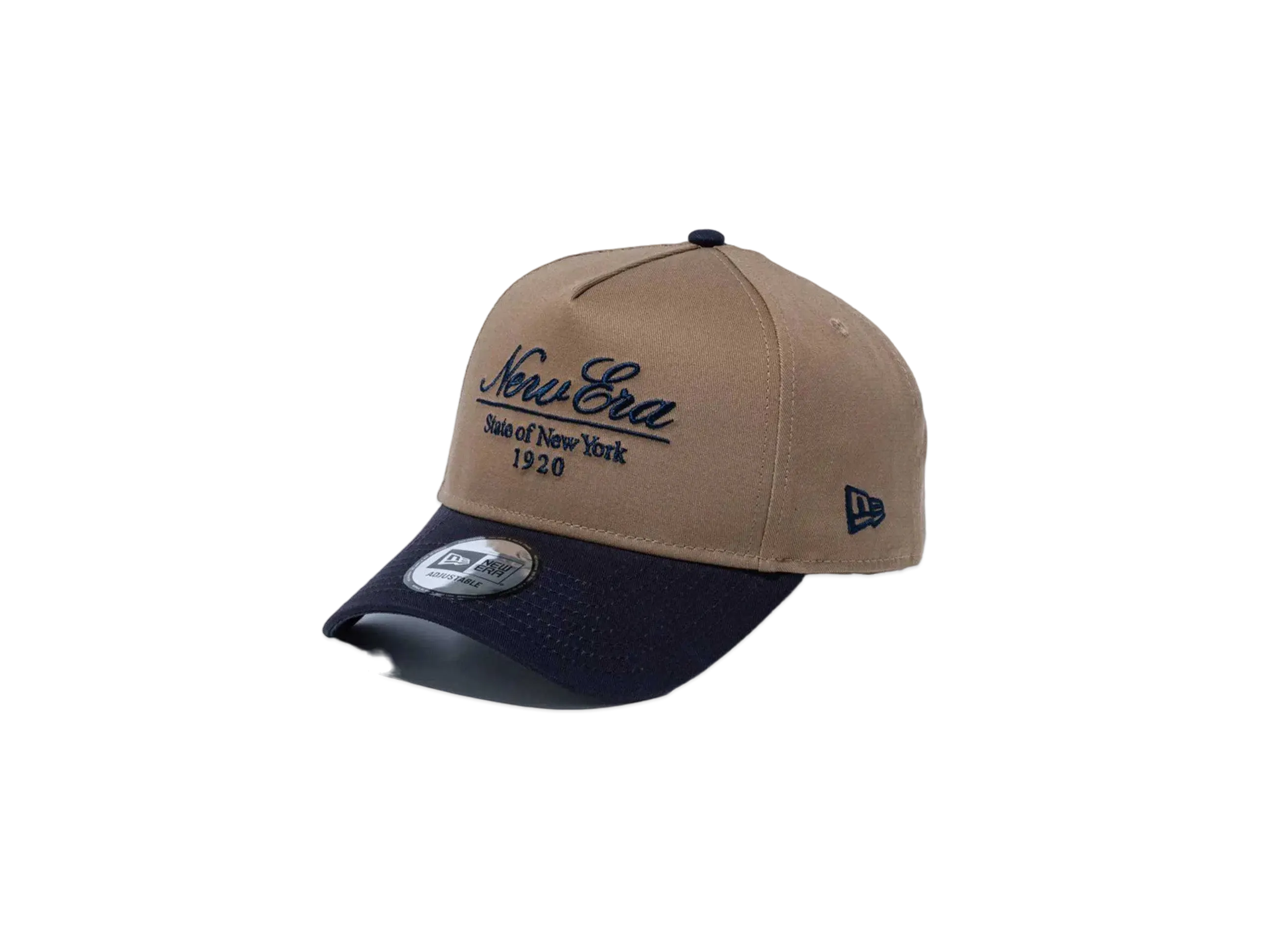 NEW ERA 9Forty A-Frame Script Logo "Khaki"