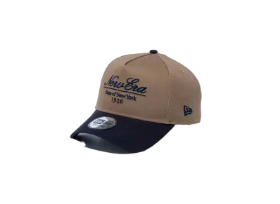 NEW ERA 9Forty A-Frame Script Logo "Khaki"
