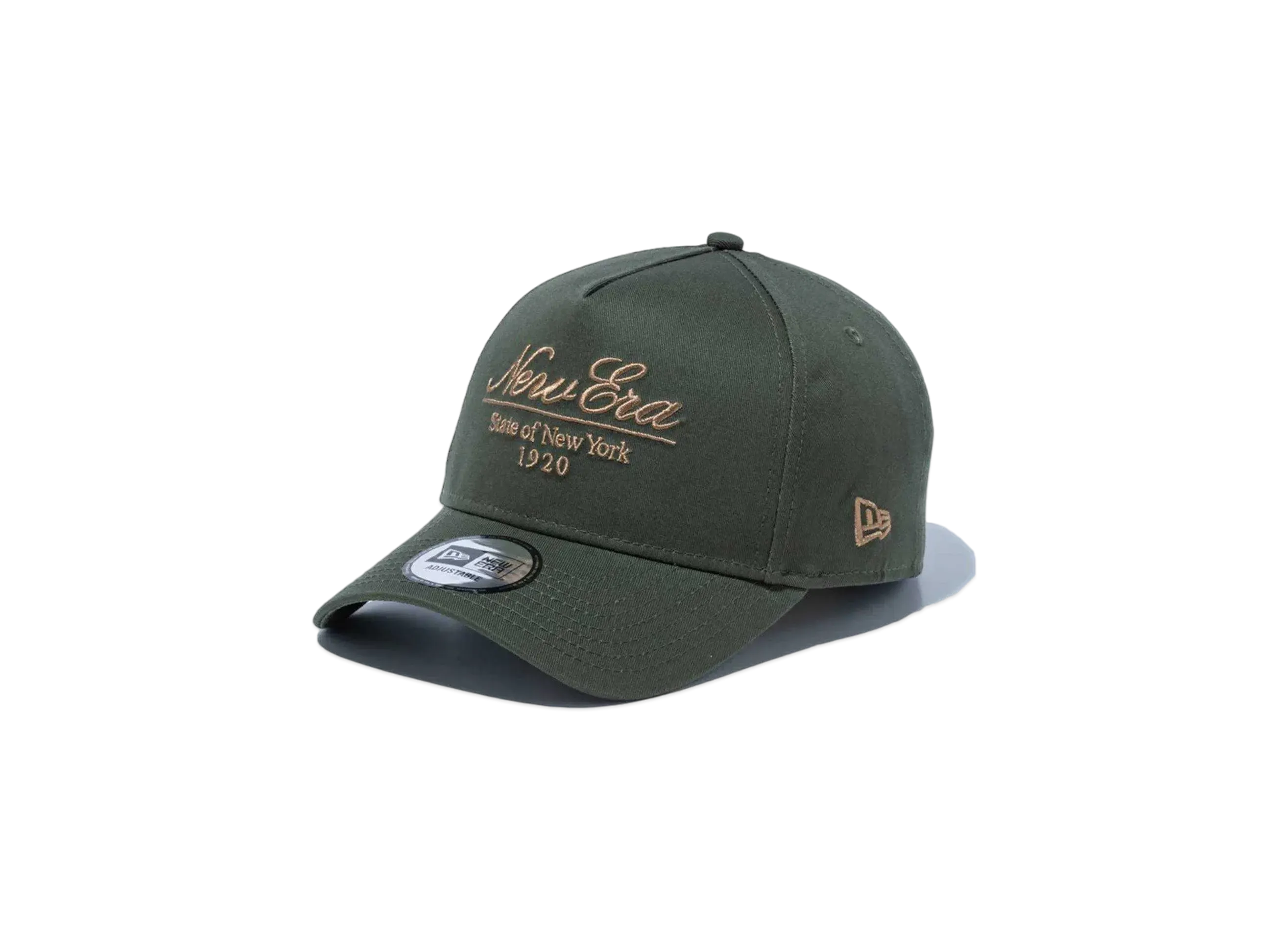 NEW ERA 9Forty A-Frame Script Logo "New Olive"
