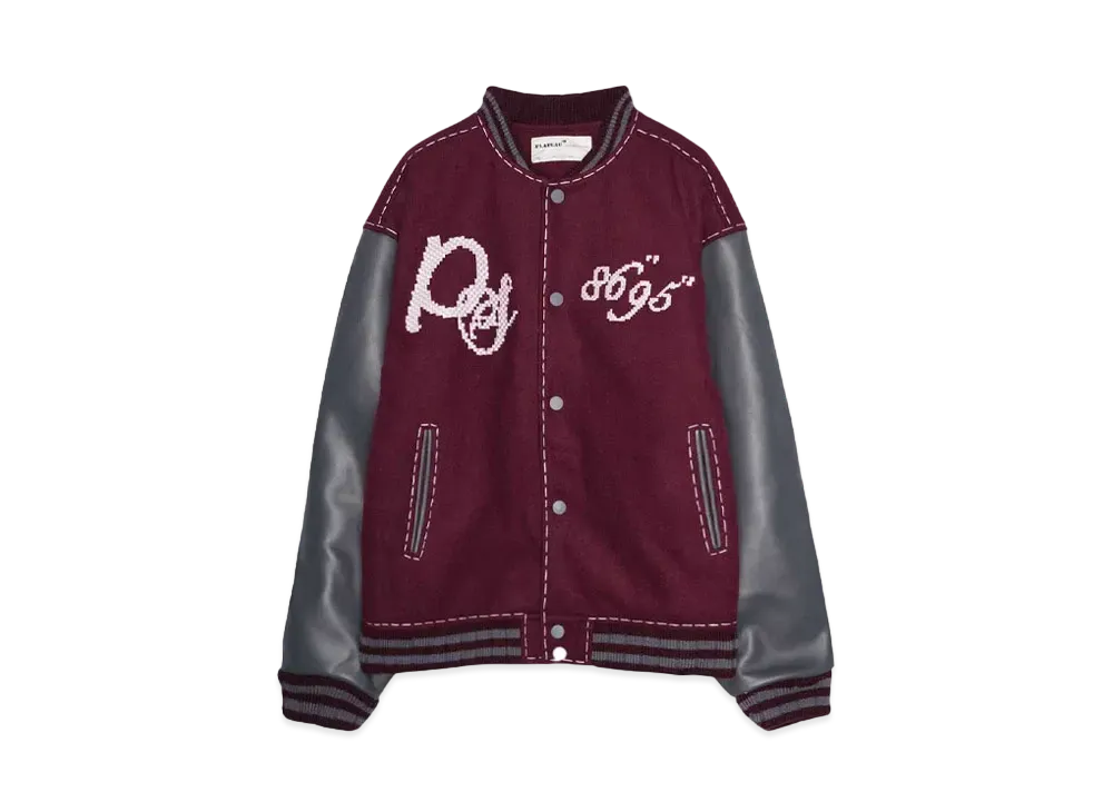 SYUMAN. Taipei-Tokyo Versity jkt "WINE/GRAY"