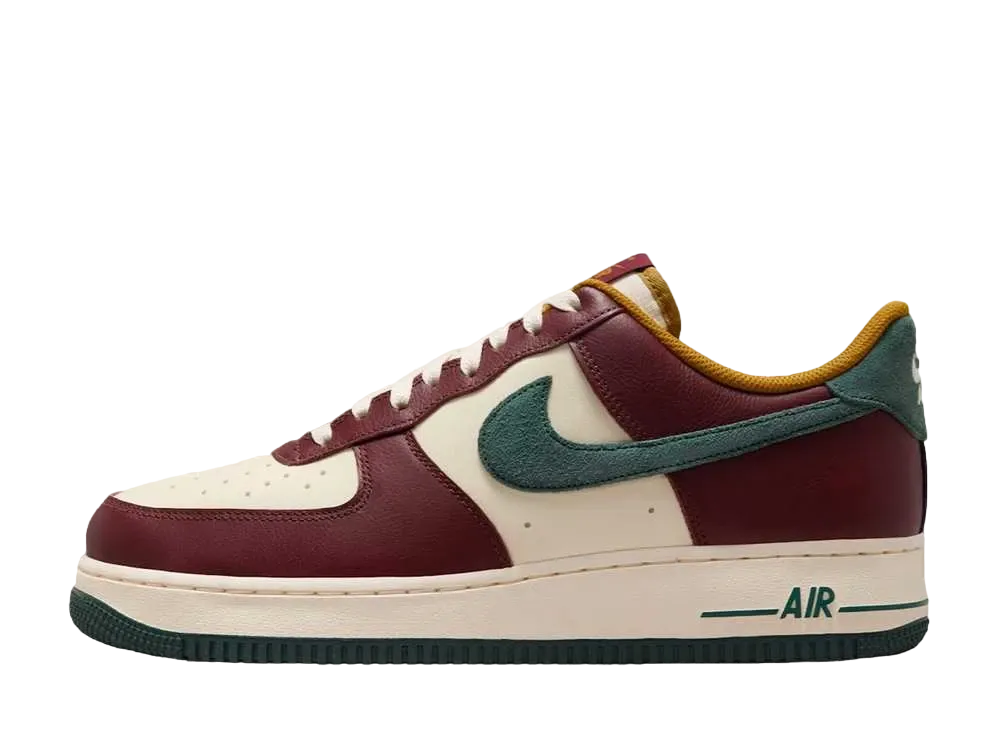 Nike Air Force 1 Low "Coconut Milk/Dark Team Red/Bronzine/Vintage Green"