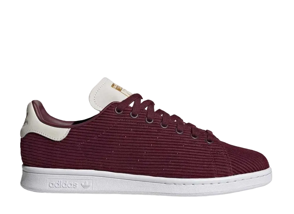 adidas Stan Smith Corduroy "Maroon/White/Gold Metallic"