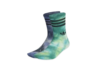 adidas Batik Socks 2 Pairs "Semisolar Green/Black Beam Pink/Black"
