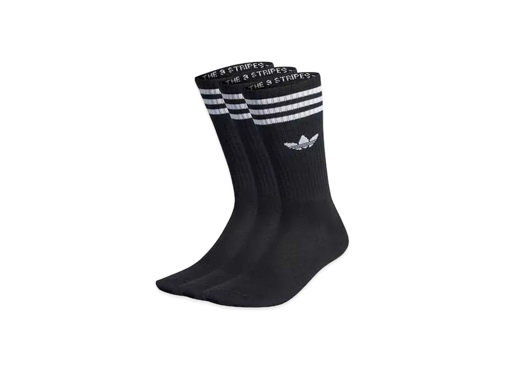 adidas High Crewsocks 3 Pairs "Black"