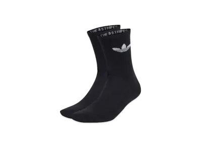 adidas Trefoil Cushion Crewsocks 3 Pairs "Black"