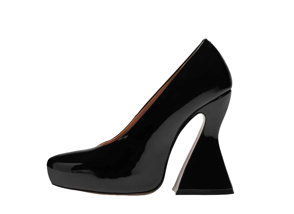 メゾンマルジェラ ウィメンズ スケッチ パンプス "ブラック" S58WL0254P4347T8013