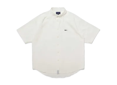 DESCENDANT Kennedy'S Organic Cotton Satin SS Shirt "White"
