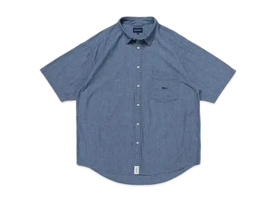 DESCENDANT Kennedy'S Organic Cotton Chambray SS Shirt "Indigo"