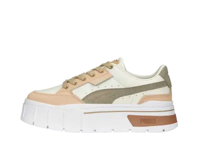 Puma Women's Mayze Stack Luxe "Whisper White/Pale Khaki"
