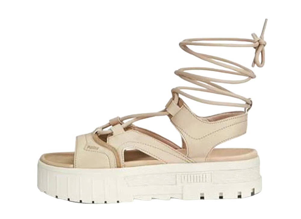 Puma Women's Mayze Sandal Laces "Granola/Frosted Ivory"
