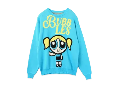 atmos pink x The Powerpuff Girls Knit Sweater "Blue"