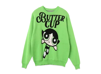 atmos pink x The Powerpuff Girls Knit Sweater "Green"