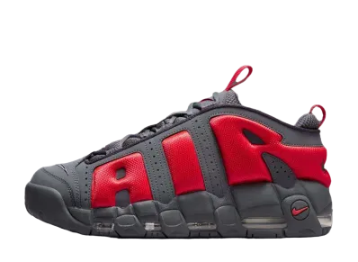 Nike Air More Uptempo Low "Dark Grey/Light Crimson"