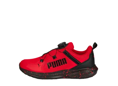 Puma GS Twitch Runner Disc Speckle JR "Puma Red/Puma Black"