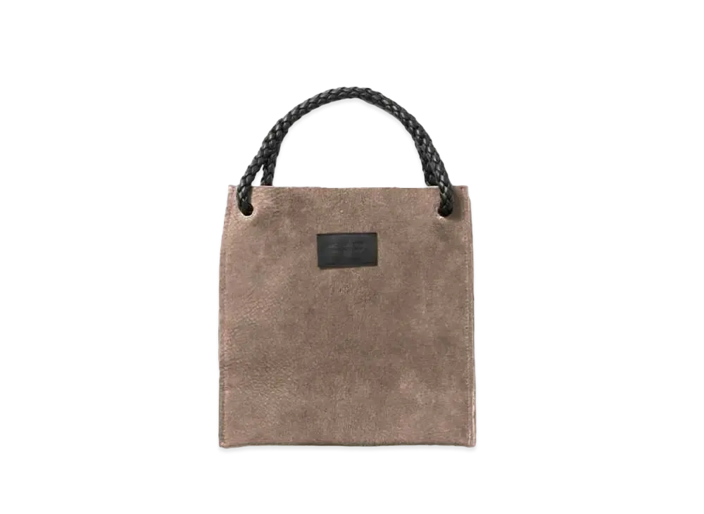 beautiful people Towel Leather Small One Shoulder Bag "Beige"