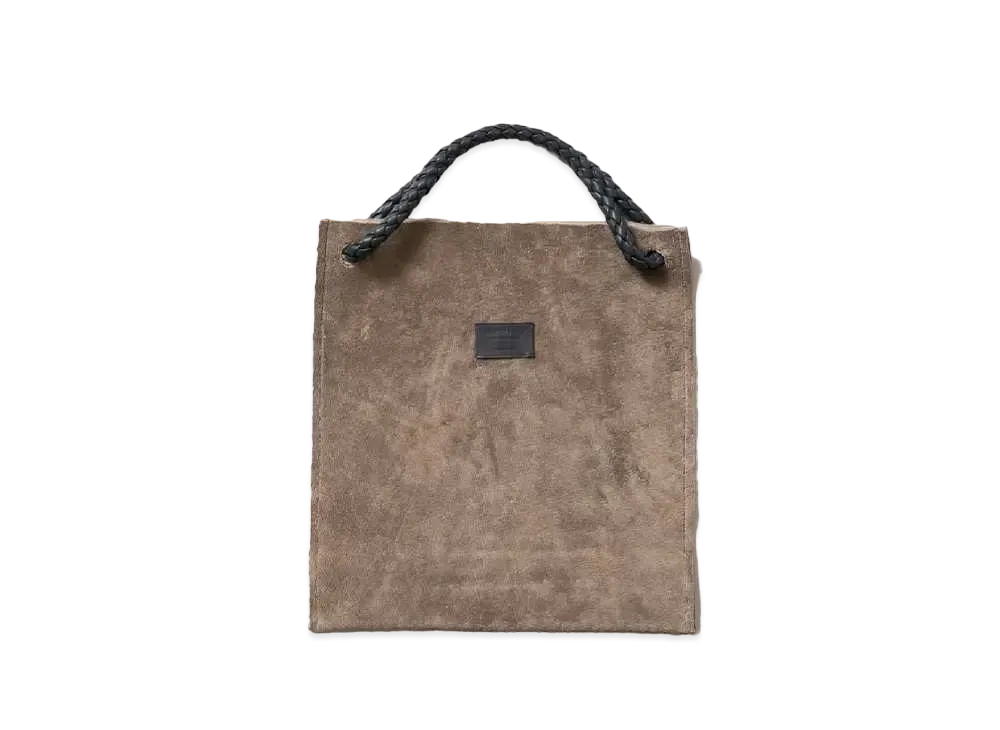 beautiful people Towel Leather One Shoulder Bag "Beige"