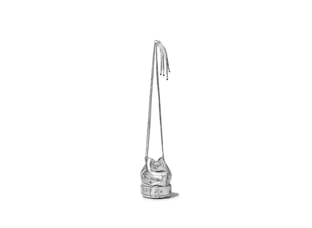 beautiful people Riders Mini Drawstring Bag Silver "Silver"