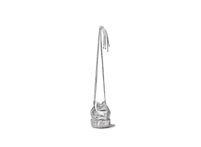 beautiful people Riders Mini Drawstring Bag Silver "Silver"