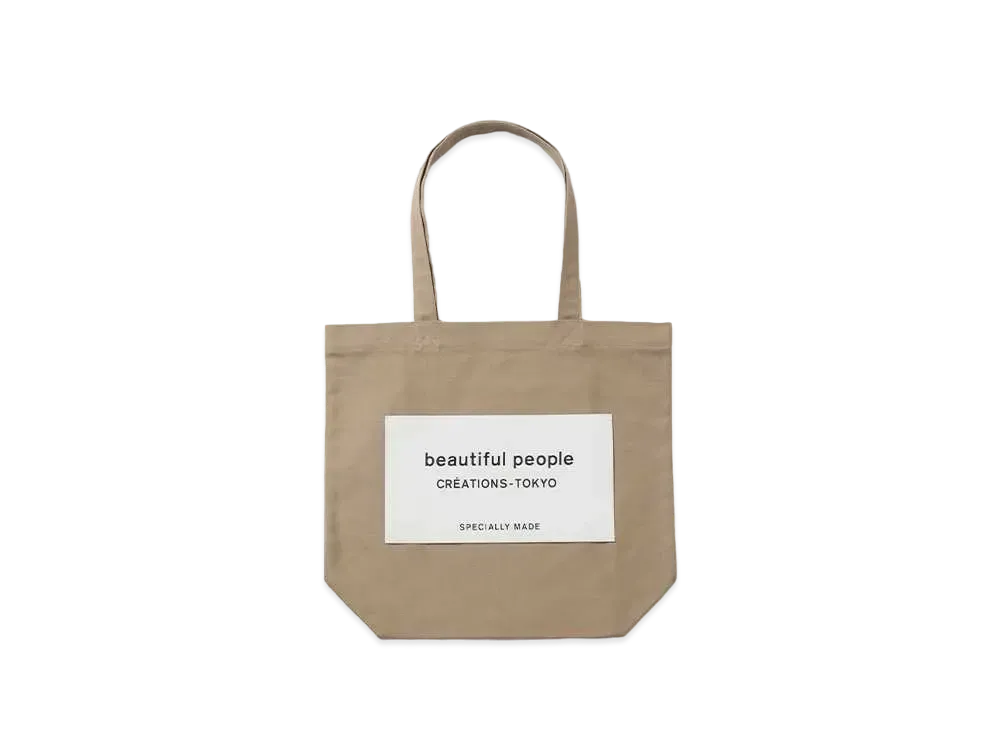 beautiful people SDGs Name Tag Tote Bag "Mushroom"