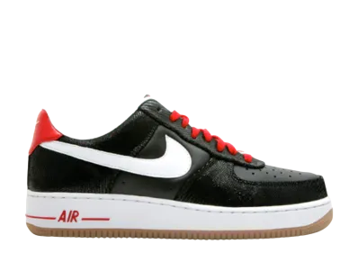 Nike Air Force 1 Low PRM "Black/White/Varsity Red"
