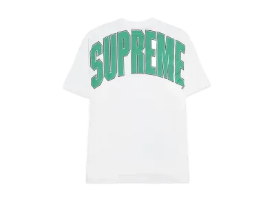 Supreme Cracked Back Arc S/S Top "White"