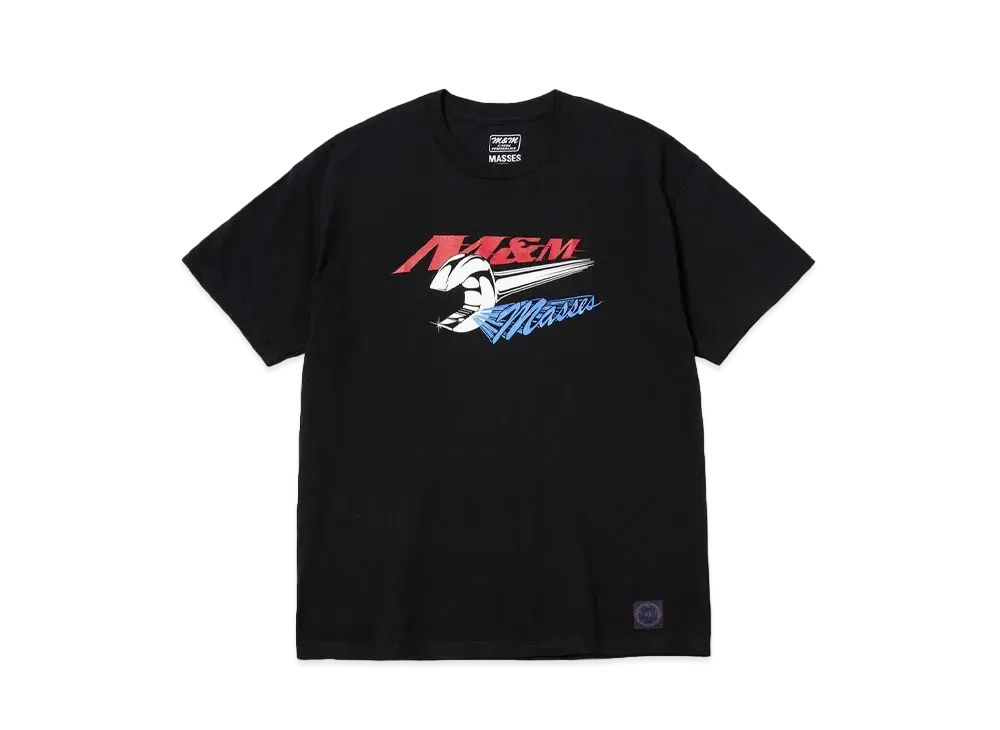 M&M x MASSES T-SHIRT WRENCH M "BLACK"