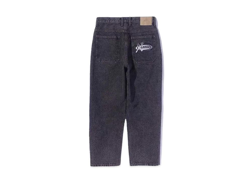 XLARGE OVERDYED DENIM PANTS "BROWN"