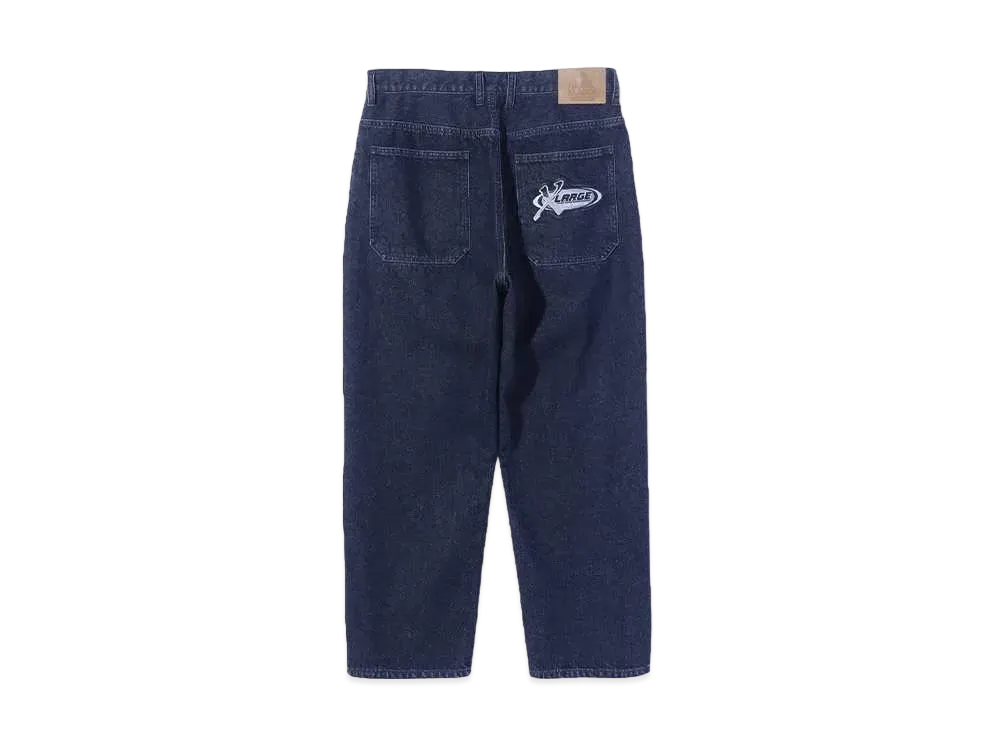 XLARGE OVERDYED DENIM PANTS "NAVY"