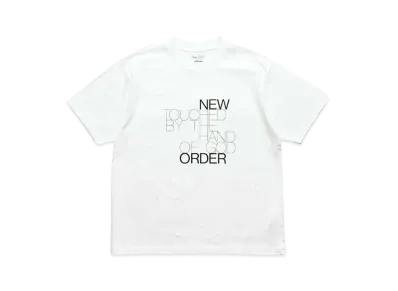 MINEDENIM New Ordar "TOUCHED BY THE HAND OF GOD" Crewneck T-SH "WHITE"
