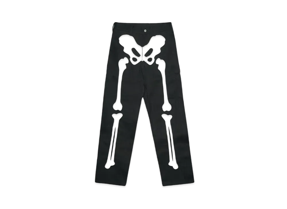 TAKAHIROMIYASHITATheSoloist. painter jeans. "BLACK X WHITE BONE"