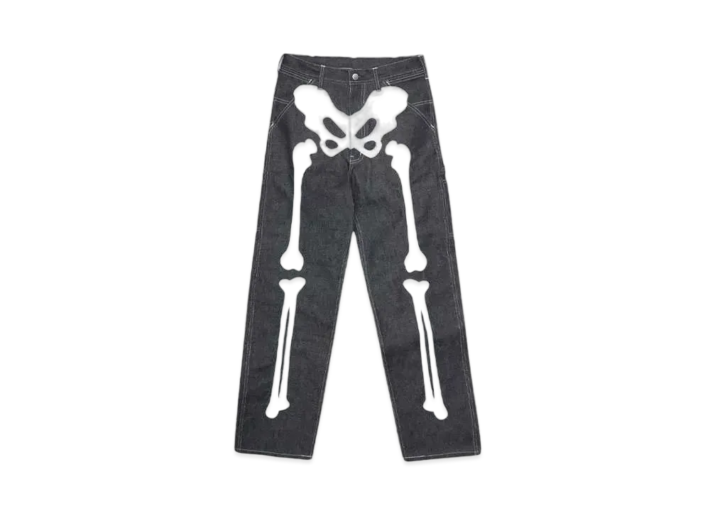 TAKAHIROMIYASHITATheSoloist. painter jeans. "INDIGO X WHITE BONE"