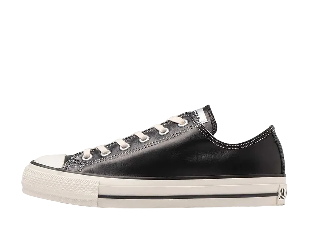 Converse All Star Olive Green Leather OX "Black"