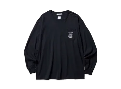 Liberaiders POCKET L/S TEE "BLACK"