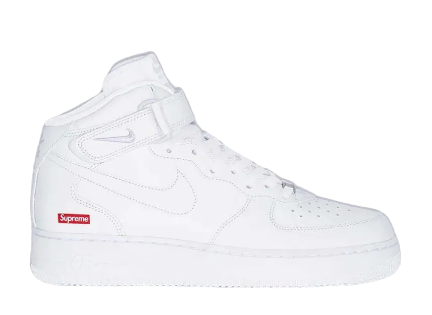 Supreme Air Force 1 Mid ホワイト【新品未使用】 Supreme × Nike Air Force 1 Mid