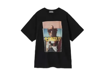 HYSTERIC GLAMOUR x BUNKER 77 Round2 Tee "Black"