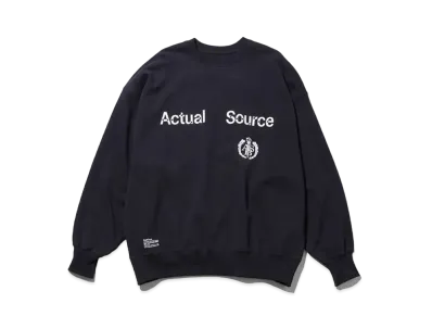 FreshService x Actual Source Light Oz Crew Neck SweatCollege "H.Gray"