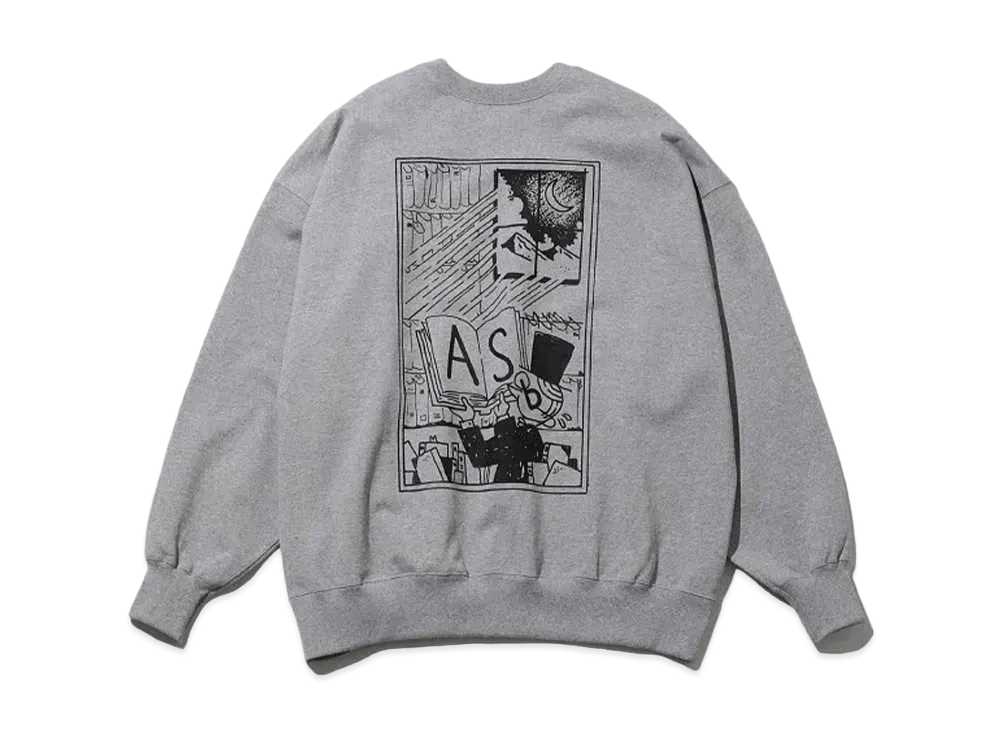 FreshService x Actual Source Light Oz Crew Neck SweatComic "H.Gray"
