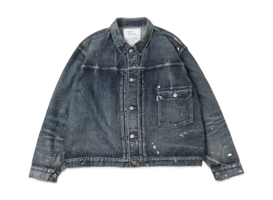 New Manual x KAPTAIN SUNSHINE Collaboration Denim T-Back Jacket "Indigo"