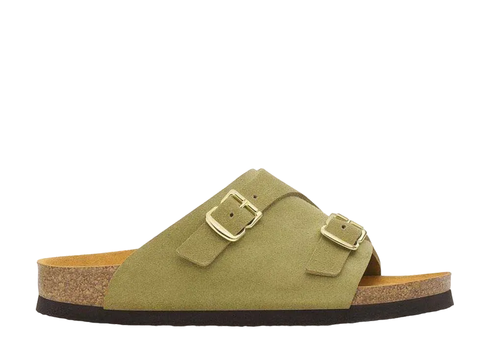 BIRKENSTOCK Zurich 1964 Suede Leather "Hellgrun"