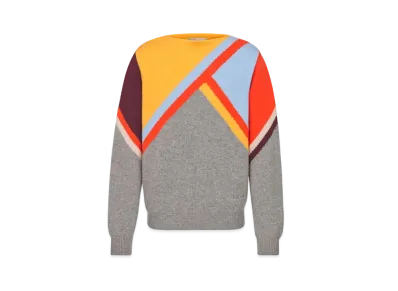 Dior Sweater Cashmere Intarsia "Multicolor"