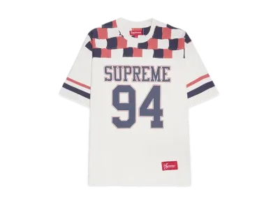 Supreme Patchwork Yoke Football Top "Stone"