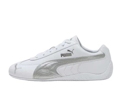 プーマ スピードキャット レザー "プーマホワイト/プーマシルバー"