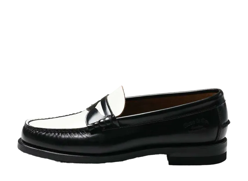 リーガルシューアンドカンパニー クラシック ローファー "ブラック/ホワイト"