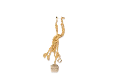beautiful people Messy Tangled Earrings "Gold"