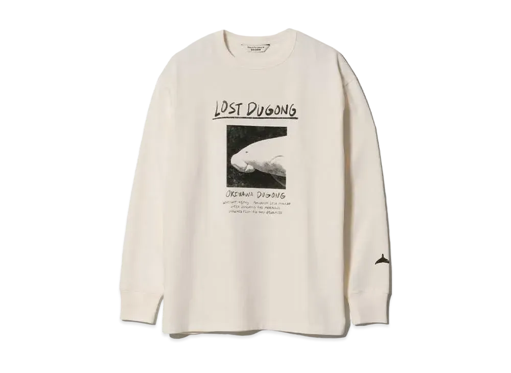beautiful people Feels Suvin Jersey Print Long T "Ecru"
