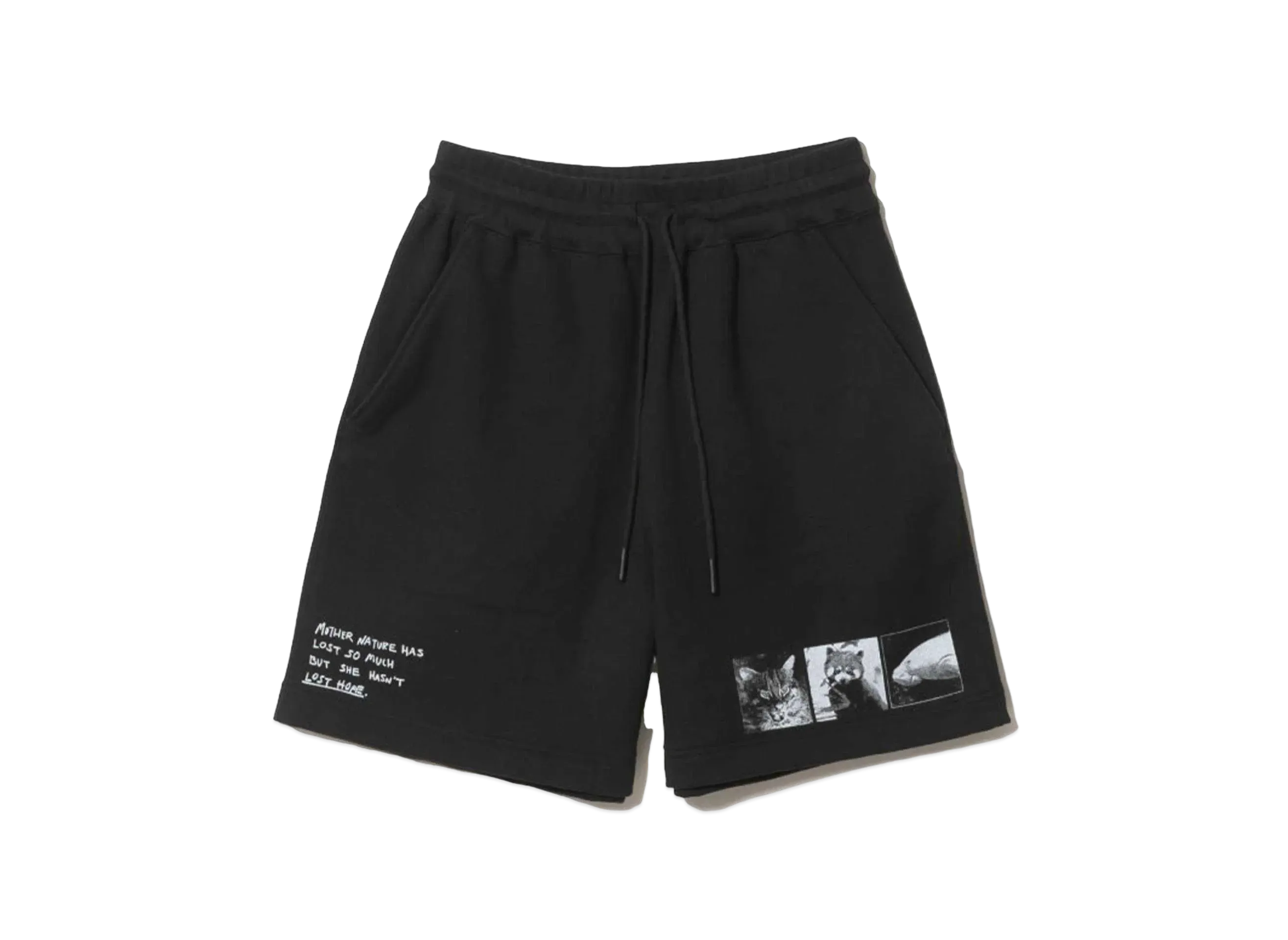beautiful people Suvin Compact Sweat Short Pants "Black"
