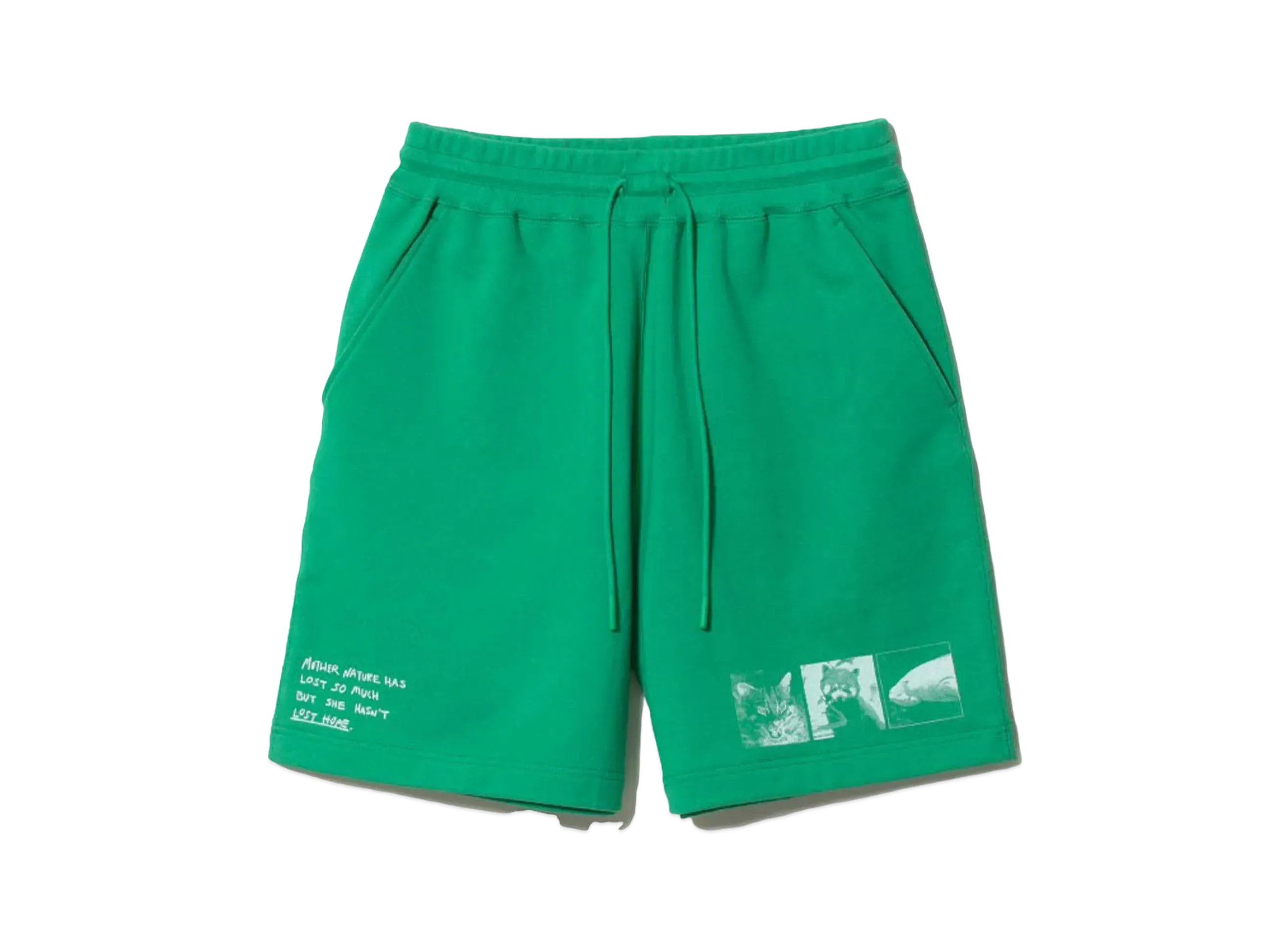 beautiful people Suvin Compact Sweat Short Pants "Green"