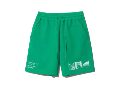 beautiful people Suvin Compact Sweat Short Pants "Green"