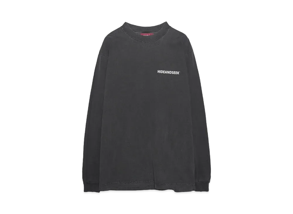 Hide and Seek H&S Logo L/S Tee(24aw) "D-BLACK"