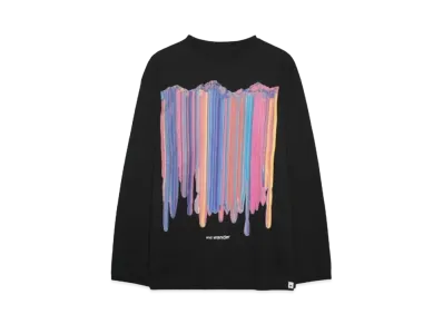 and wander mirror printed LS T "BLACK"